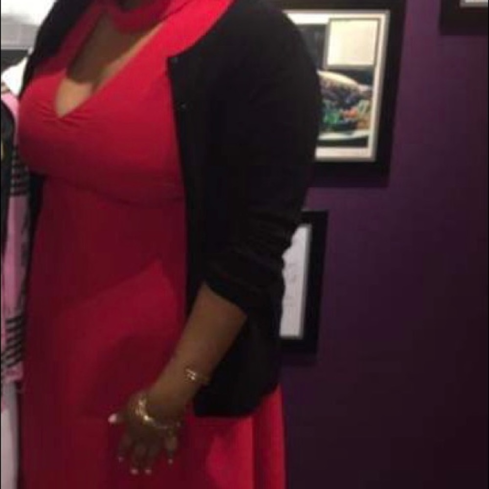 Super comfortable red dress from Forever 21+